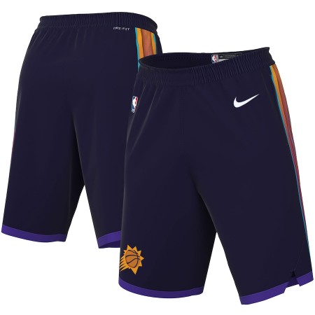 Phoenix Suns Kratke hlače Nike 2023-24 City Edition Ljubičasta Swingman